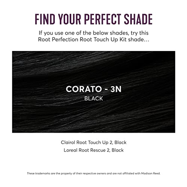 Madison Reed Root Touch Up Bundle - Root Perfection In Corato Black - 3N And The Great Cover Up In Legno Black