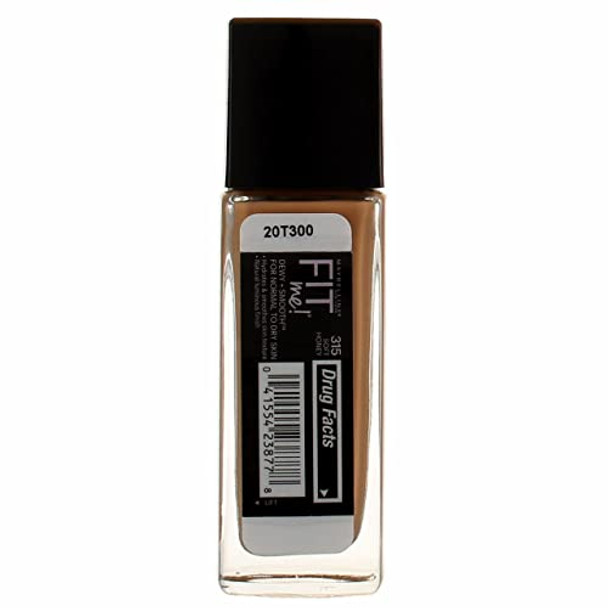 Maybelline   York Fit Me  Foundation Soft Honey [315] 1 Oz