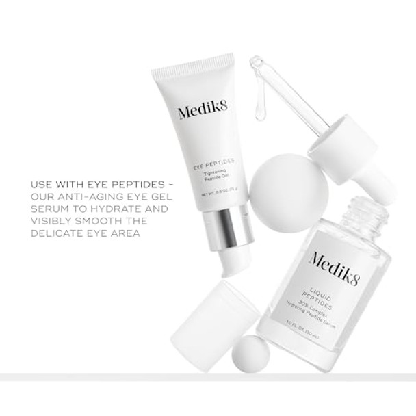 Medik8 Liquid Peptides Advanced Mp - Peptide Serum - Face Serum For Wrinkle Reduction - Hydrating Serum Supports Collagen Hyaluronic Acid - 1 Oz