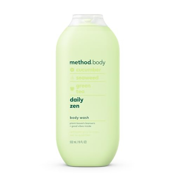 Method Body Wash Hydrating Coconut Milk And Daily Zen Scents Paraben And Phthalate   18 Oz Bottles (Pack Of 1 Each)