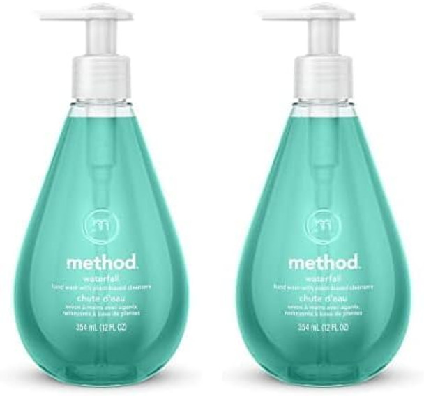 Method Gel Hand Soap Waterfall Biodegradable Formula 12 Oz (Pack Of 2)