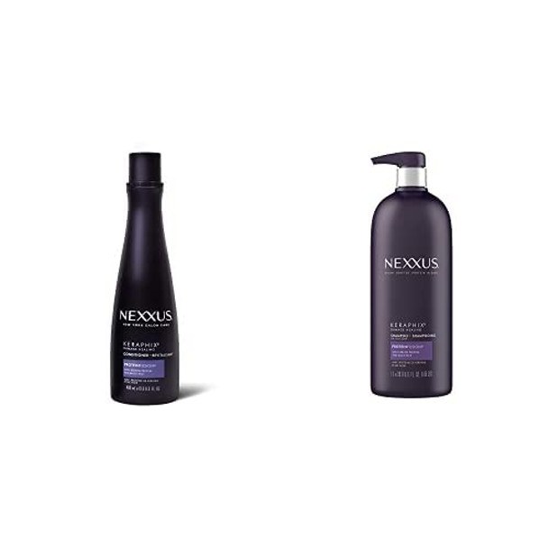 Nexxus Keraphix Shampoo And Conditioner With Keratin Protein And Black Rice