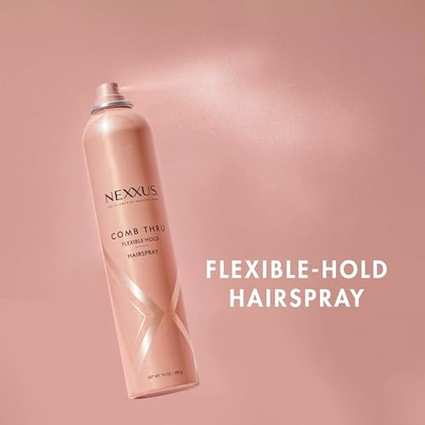 Nexxus Flexible Hold Hairspray Comb Thru For A Lightweight Brushable Hold With Styleprotect Technology 10 Oz