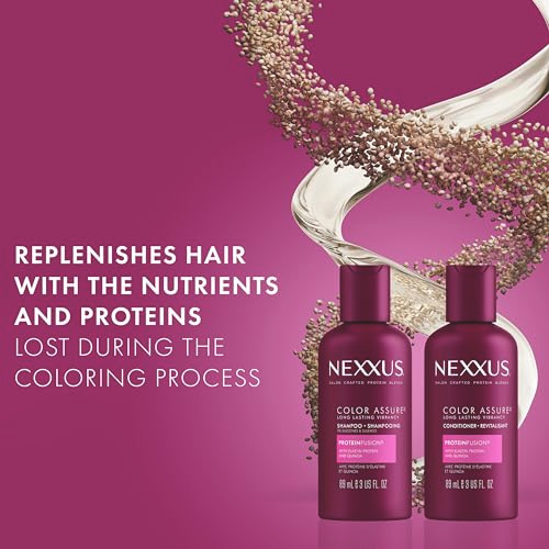 Nexxus Hair Color Assure Sulfate   Shampoo With Proteinfusion For Colored Treated Hair Color Shampoo 3 Oz