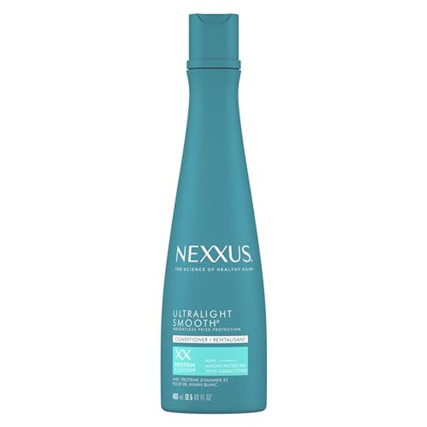 Nexxus Ultralight Smooth Conditioner Weightless For Dry And Frizzy Hair Smooth Hair Treatment To Block Out Frizz Against Humidity 13.5 Oz