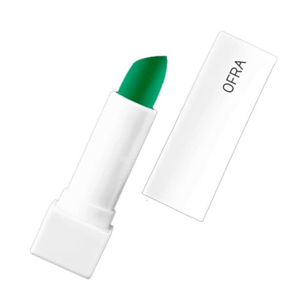Ofra Lipstick - Lime Green   Long Lasting & Extremely Lipstick   Formula For Hydrated Lips   Bold Vibrant Color With All-Day Wear   Premium Lipstick For Perfect Green Finish   4.5G 0.16Oz