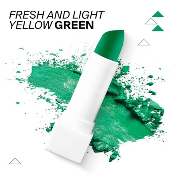 Ofra Lipstick - Lime Green   Long Lasting & Extremely Lipstick   Formula For Hydrated Lips   Bold Vibrant Color With All-Day Wear   Premium Lipstick For Perfect Green Finish   4.5G 0.16Oz