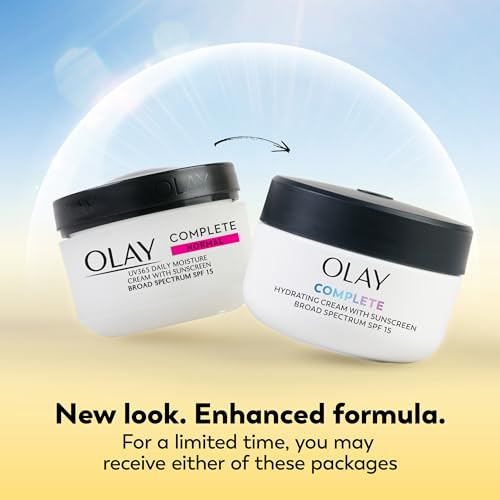 Olay Face Moisturizer Complete All Day Uv Moisture Cream With Sunscreen Spf 15 Normal Skin 2 Fl Oz (Pack Of 3)