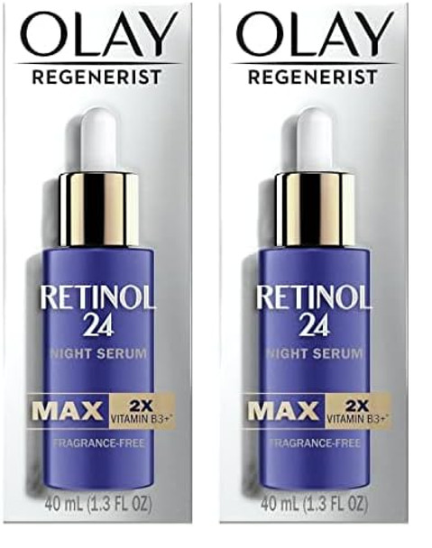 Olay Regenerist Retinol 24 Max Night Serum 1.3 Fl Oz (Pack Of 2)
