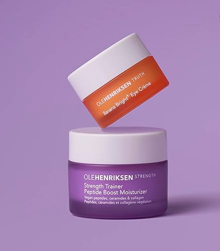 Olehenriksen Hunt For Hydration Mini Moisturizer & Eye Cream Duo Holiday   Set:: Banana Bright+ Eye Crème And Strength Trainer Peptide Boost Moisturizer