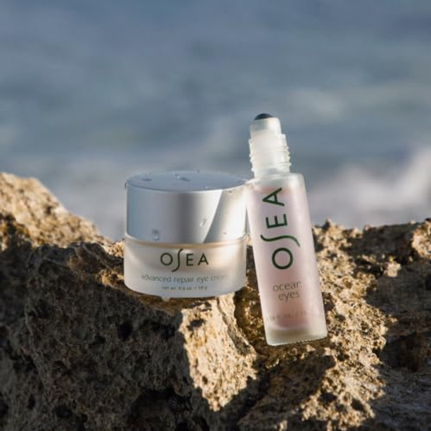 Osea Eye Care Duo - Ocean Eyes Age-Defying Eye Serum Roller Ball & Advanced Repair Eye Cream