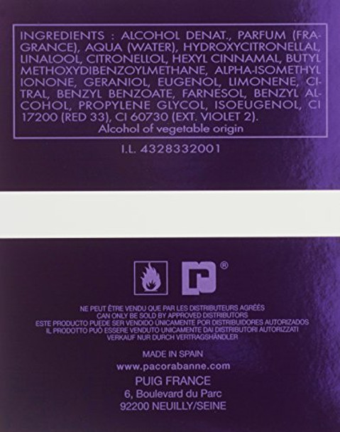 Ultra Violet/Paco Rabanne Edp Spray 2.7 Oz (W) (Pack Of 2) Ultra Violet/Paco Rabanne Edp Spray 2.7 Oz (W) (Pack Of 2)