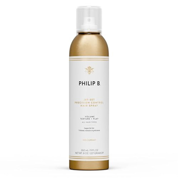 Philip B. Jet Set Precision Control Hair Spray (9 Oz) - Add Volume And Texture With A Medium Soft Touch Hold