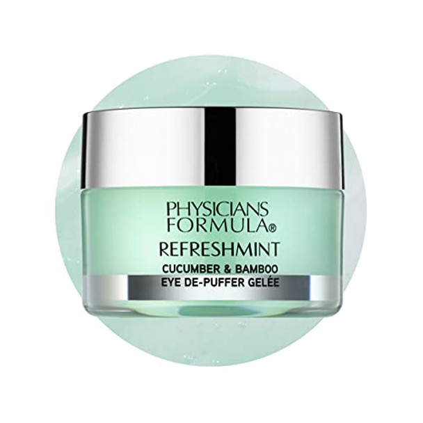 Physicians Formula Refreshmint Cucumber & Bamboo Eye De-Puffer Gelée Reduce Puffiness Lines And Dark Circles