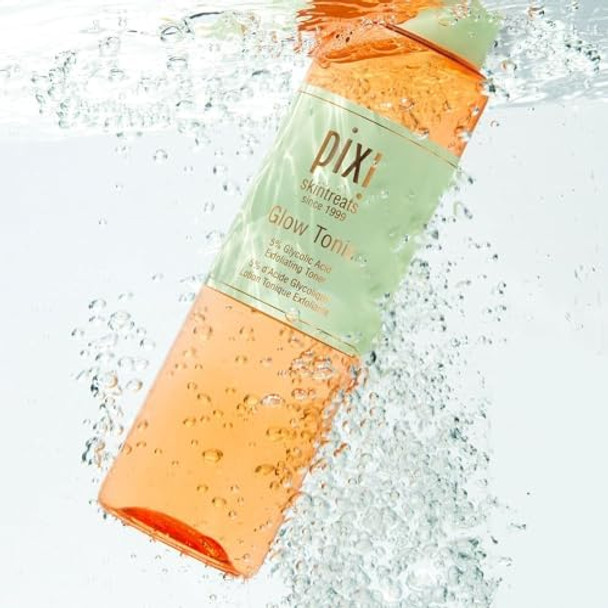 Pixi Beauty Glow Tonic 100Ml & 250Ml Bundle   Balancing Face Toner   Glycolic Acid Toner For Radiant Skin   Daily Brightening Toner