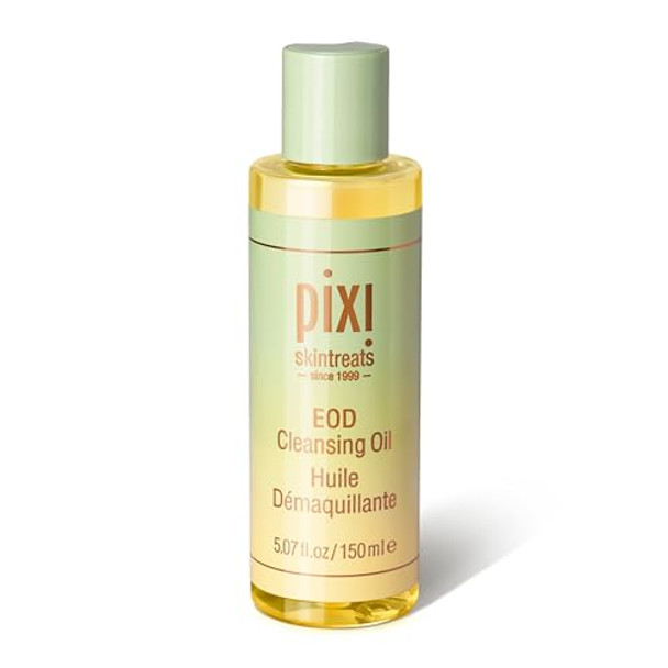 Pixi Beauty Eod Cleansing Oilplant-Based Makeup & Sunscreen Remover Argan Oil & Soybean Oil Nourishing And Hydrating 5.07 Fl.Oz / 150Ml