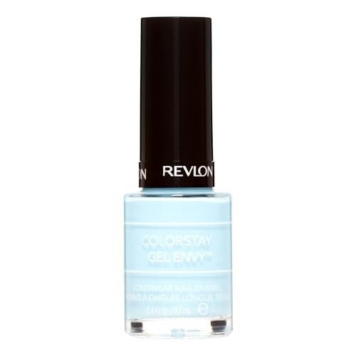 Revlon Colorstay Gel Envy Longwear Nail Polish With Built-In Base Coat & Glossy Shine Finish In Blue/Green 350 To The Chapel 0.4 Oz