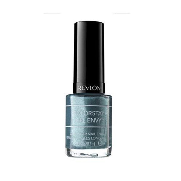 Revlon Colorstay Gel Envy Longwear Nail Polish With Built-In Base Coat & Glossy Shine Finish In Blue/Green 340 Sky'S The Limit 0.4 Oz