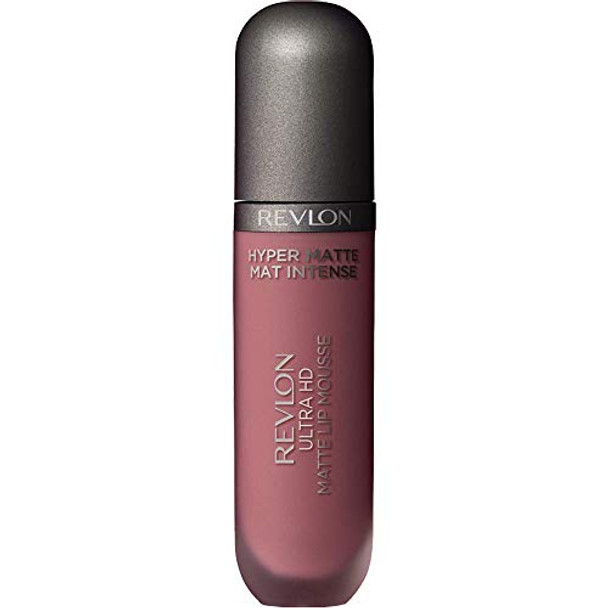 Revlon Liquid Lipstick Face Makeup Ultra Hd Matte Lip Mousse Longwear Rich Lip Colors In Plum / Berry 830 Death Valley 0.2 Fl Oz