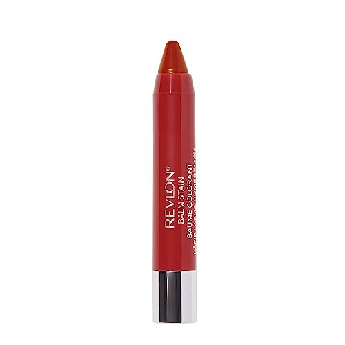 Revlon Lip Balm Tinted Lip Stain Face Makeup With Lasting Hydration Infused With Shea Butter Mango & Coconut Butter Shimmer Finish 030 Smitten 0.01 Oz