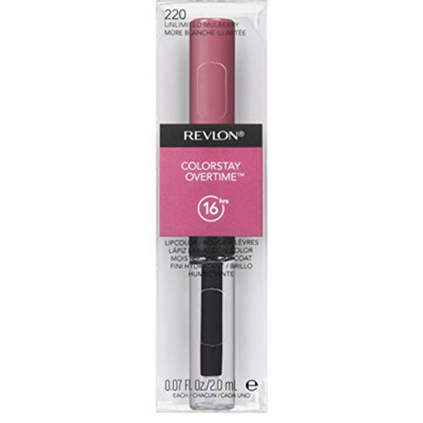 Revlon Colorstay Overtime Liquid Lip Color Infinite Raspberry [005] 0.07 Oz (Pack Of 2)