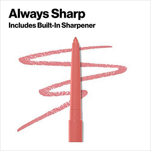 Revlon Colorstay Lip Liner Makeup With Built-In Sharpener Longwear Rich Colors Smooth Application 680 Blush 0.01 Oz