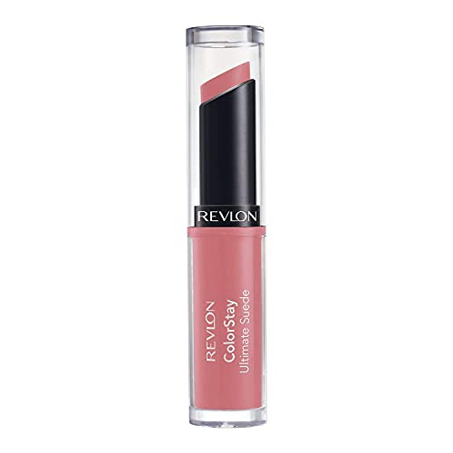 Revlon Lipstick Colorstay Ultimate Suede Lipstick High Impact Lip Color With Moisturizing Creamy Formula Infused With Vitamin E 025 Socialite 0.09 Oz