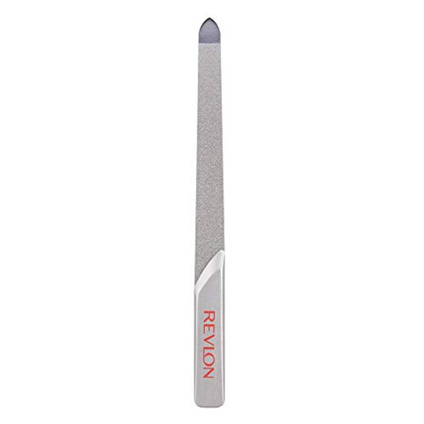 Revlon Nail File Salon Professional Nail Care Tool For Acrylic & Natural Nails Easy Grip Corrosion Resistant Saphire Coated Nail Filer (Pack Of 1)