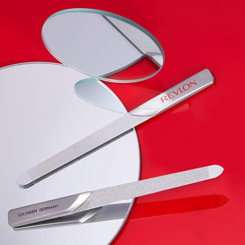 Revlon Nail File Salon Professional Nail Care Tool For Acrylic & Natural Nails Easy Grip Corrosion Resistant Saphire Coated Nail Filer (Pack Of 1)