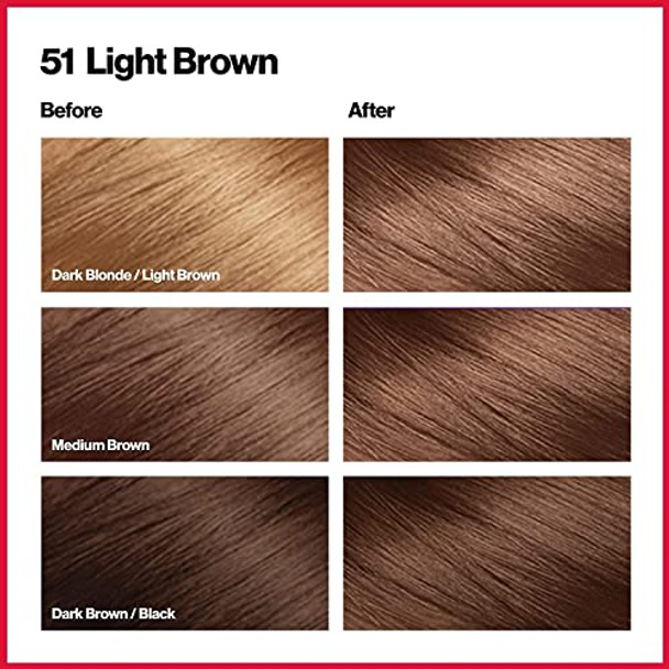 Revlon Colorsilk #51 Light Brown (Pack Of 6)