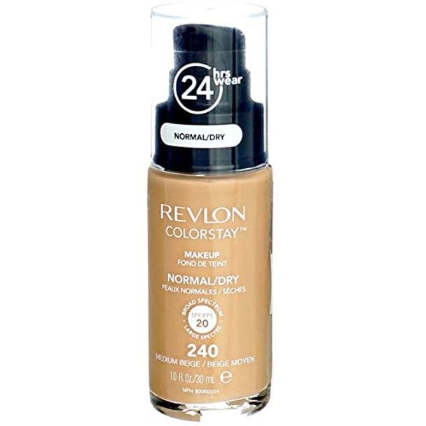 Revlon Colorstay For Normal/Dry Skin Makeup Medium Beige 1 Oz (Pack Of 3)