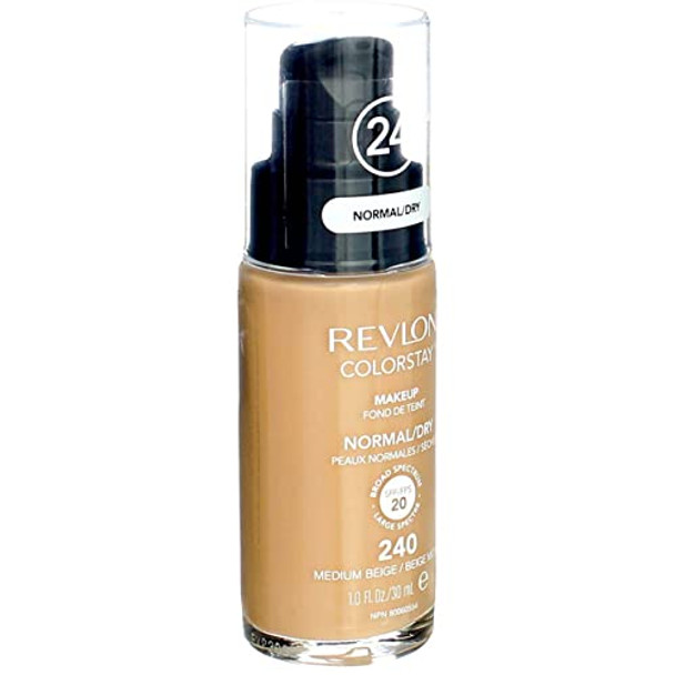 Revlon Colorstay For Normal/Dry Skin Makeup Medium Beige 1 Oz (Pack Of 3)