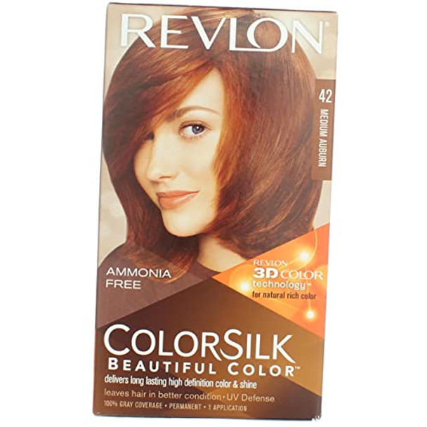 Revlon Colorsilk Hair Color 42 Medium Auburn (Pack Of 2) Revlon Colorsilk Hair Color 42 Medium Auburn (Pack Of 2)