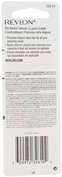 Revlon Stainless Steel Accurate Tweezing 1 Ea (Pack Of 5)