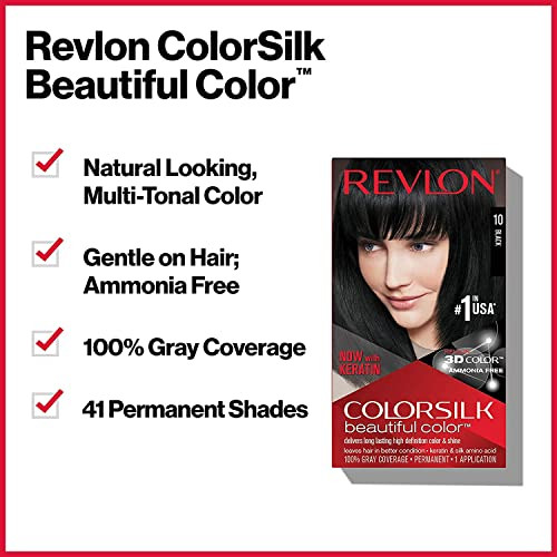 Revlon Colorsilk Beautiful Color Soft Black [11] 1 Ea (Pack Of 9)