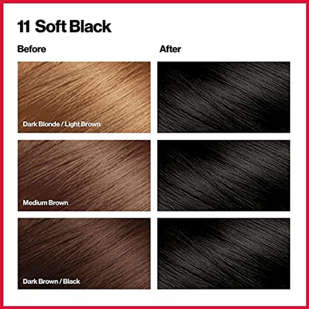 Revlon Colorsilk Beautiful Color Soft Black [11] 1 Ea (Pack Of 9)