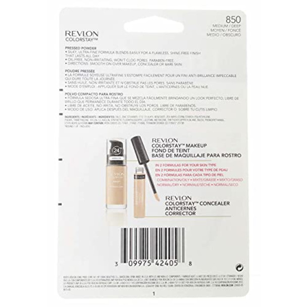 Revlon Colorstay Pressed Powder Medium/Deep 0.3 Oz (Pack Of 4) Revlon Colorstay Pressed Powder Medium/Deep 0.3 Oz (Pack Of 4)