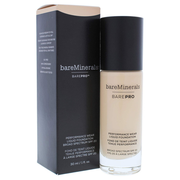 bareMinerals BarePro Performance Wear Liquid Foundation Cashmere 06, 1 Fluid Ounce