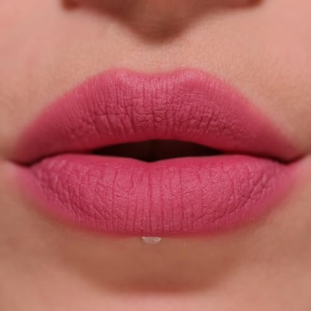 Revolution Beauty London Air Blur Matte Liquid Lipstick Long-Lasting Lip Color Face Makeup Vegan & Cruelty-  Sultry Deep Mauve 0.11 Fl Oz