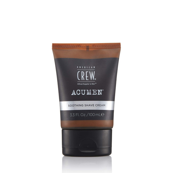 American Crew ACUMEN Soothing Shave Cream for Men, Formulated with Bisabolol for Smooth, Fresh Skin