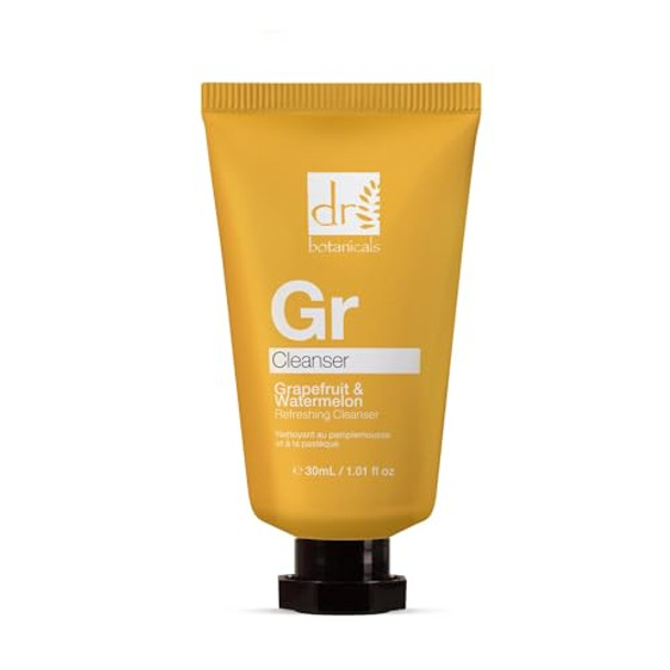 Dr Botanicals Facial Cleanser Grapefruit & Watermelon Anti-Oxidant Rich Superfood Refreshing Facial Cleanser Facial Cleanser Infused With Natural Extracts - Nourish And Hydrate 4.05 Fl Oz