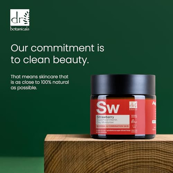 Dr Botanicals The Apothecary Collection Strawberry Superfood Vitamin C Day Moisturizer (2.02 Fl Oz)