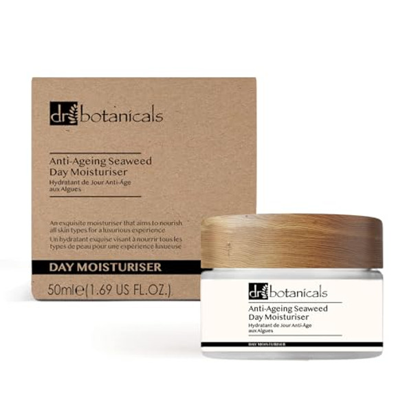 Dr Botanicals Anti-Ageing Seaweed Day Moisturiser 50Ml Dive Into Youthful Vitality Improves Wrinkle And Fine Lines Rejuvenating Skincare Marvel