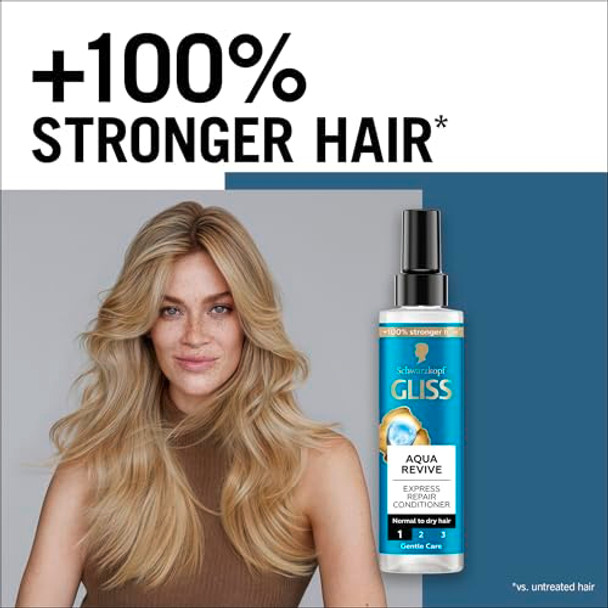Schwarzkopf Gliss Hair Repair Aqua Revive Express Hair Conditioner 200Ml