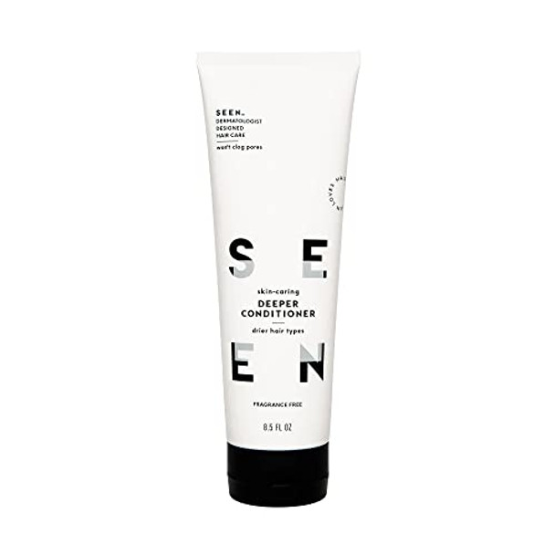 Seen Shampoo & Deeper Conditioner Fragrance -Non-Comedogenic & Sulfate- Hair Shampoo & Conditioner- Safe For Sensitive Eczema Prone Skin