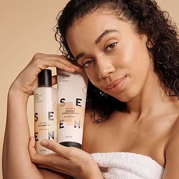 Seen Shampoo & Deeper Conditioner - Scented - Non-Comedogenic & Sulfate- Hair Shampoo & Conditioner- Dermatologist-Developed - Safe For Sensitive & Acne Prone Skin
