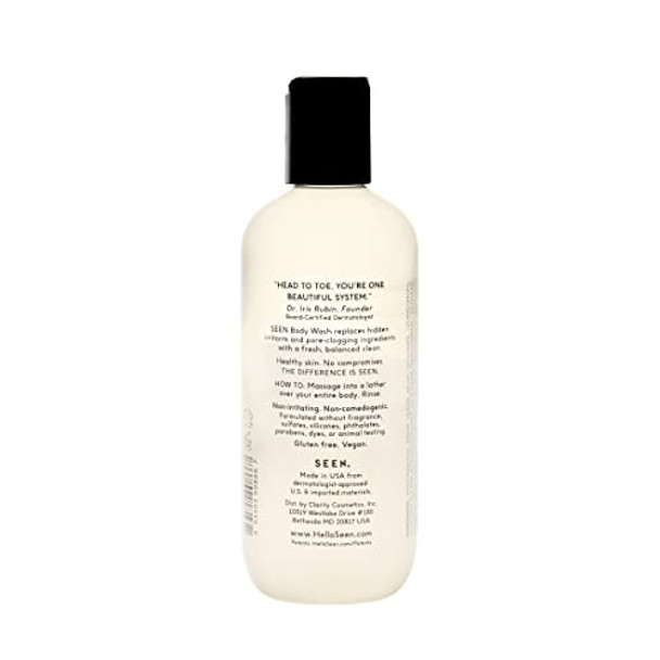 Seen- Shampoo & Body Wash Fragrance - Dermatologist-Developed - Non-Comedogenic