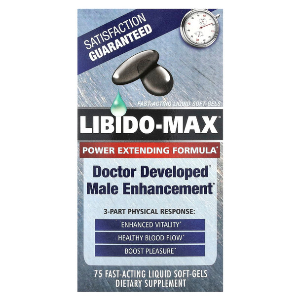 Libido  Applied Nutrition Libido Max Male Enhancement 75 Softgels