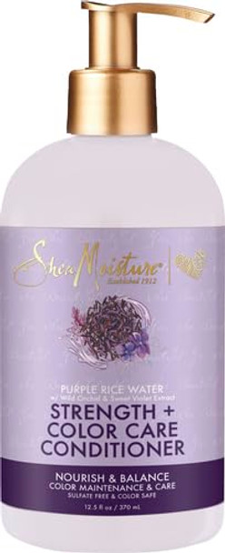 Sheamoisture Strength + Color Care Conditioner Purple Rice Water 13 Oz