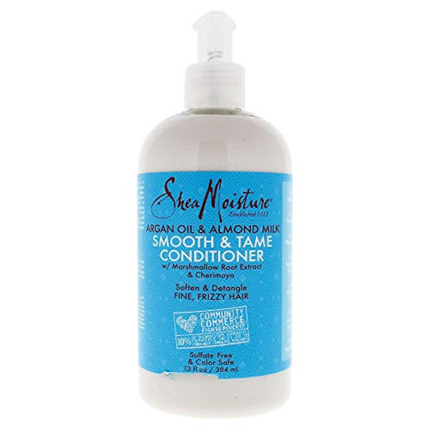 Shea Moisture Argan Oil & Almond Milk Smooth & Tame Conditioner For Unisex 13 Ounce